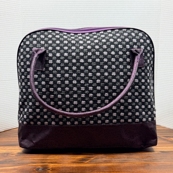 Taylor Swift Handbags - Taylor Swift Wonderstruck Weekender Bag (Tote/Duffle) Purple Black White